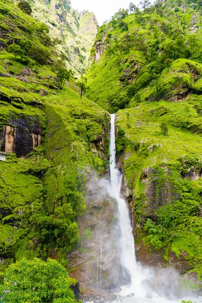 Nature view in Annapurna Conservation Area, a hotspot destination for mountaineers and Nepal\'s largest protected area.