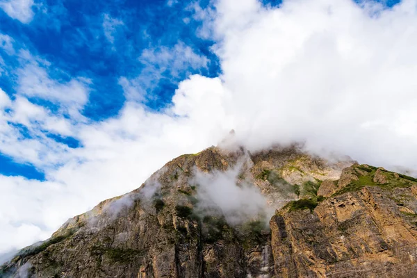 登山やネパールの最大の保護された領域のアンナプルナ保護区 ホット スポット先の自然の風景 — ストック写真
