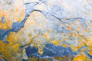 Yaratıcı projeler için şablon olarak paslı metal arka plan