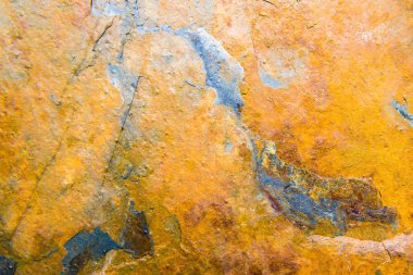 Yaratıcı projeler için şablon olarak paslı metal arka plan