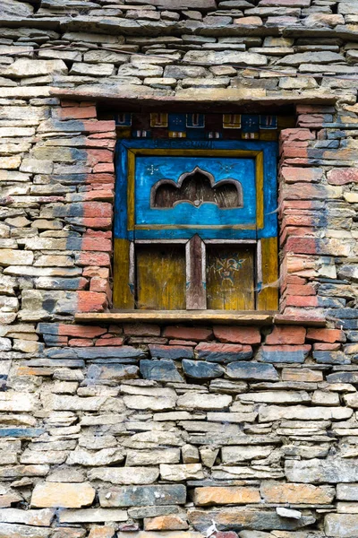 Nar Village Annapurna Conservation Area Nepal Luglio 2018 Architettura Tradizionale — Foto Stock