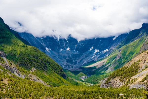 Vista Natural Área Conservação Annapurna Destino Hotspot Para Montanhistas Maior — Fotografia de Stock