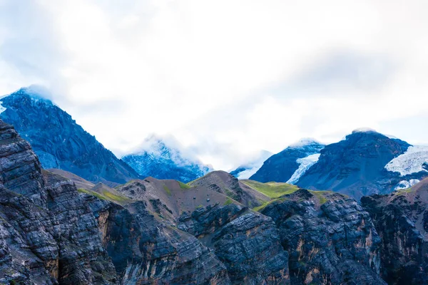 Vue Sur Nature Avec Des Sommets Enneigés Dans Aire Conservation — Photo