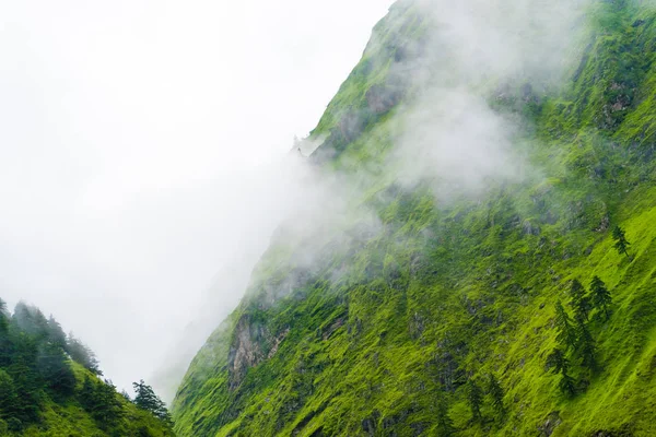 Vista Natural Área Conservação Annapurna Destino Hotspot Para Montanhistas Maior — Fotografia de Stock