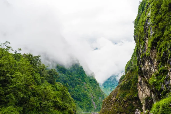 Naturblick Naturschutzgebiet Von Annapurna Einem Hotspot Für Bergsteiger Und Dem — Stockfoto