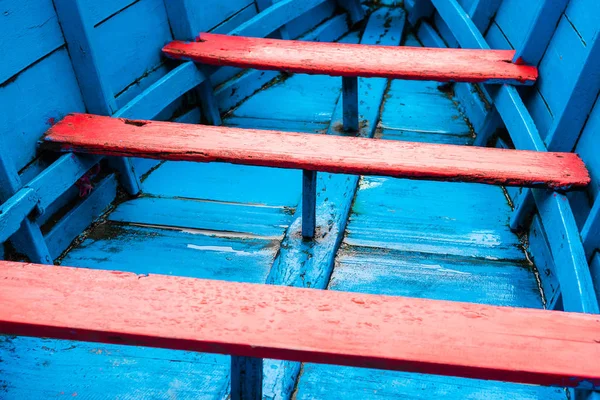 Detail Colourful Boat Phewa Lake Pokhara Most Popular Visited Lake — Stock Photo, Image