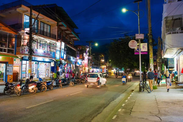 Pokhara Nepal Julho 2018 Vista Rua Cidade Pokhara Conhecida Como — Fotografia de Stock