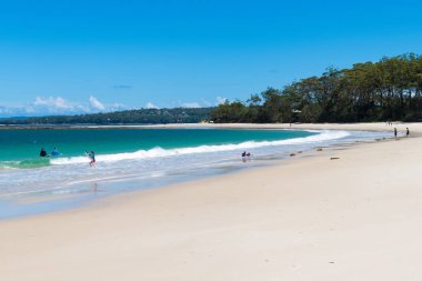 Huskisson, Nsw, Avustralya-22 Aralık, 2018: şehir Huskisson, Nsw, Avustralya, küçük bir sahil kasabası iyi bilinen Jervis Bay area için ağ geçidi olarak plaj üzerinde göster