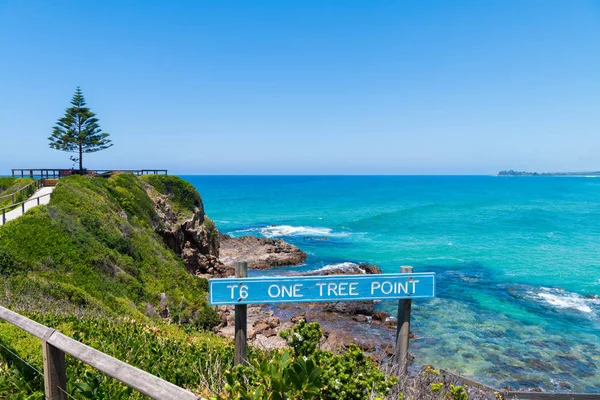 One Tree Point Beach Nsw Australia Dic 2018 Vista Sobre — Foto de Stock
