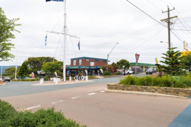 Cennet Şehir, bir kıyı kenti New South Wales, Avustralya South Coast bölgesinde cadde görünümü