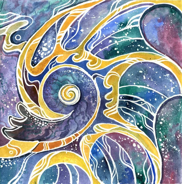 Tríptico chinês dragão asa conjunto colorido desenhado — Fotografia de Stock