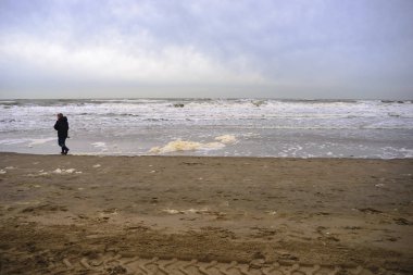 Görüntü Katwijk Beach, Hollanda