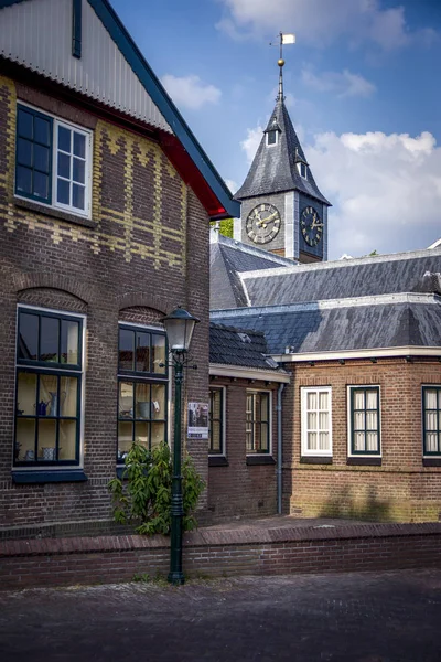 Urk, Hollanda - 20 Mayıs 2018: Urk, Flevoland kilisede görüntüsünü
