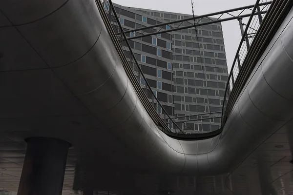 Χάγη Ολλανδία Δεκεμβρίου 2017 Den Haag Σύγχρονα Κτίρια Κοντά Στον — Φωτογραφία Αρχείου