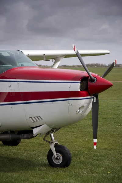 Aeroporto Texel Island Aviazione Sportiva Paesi Bassi — Foto Stock