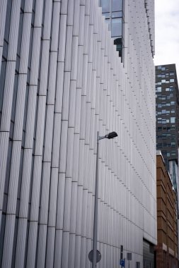 Amsterdam; Hollanda; 16 Mayıs 2017 - Panorama imge ile iş merkezi Güney Amsterdam