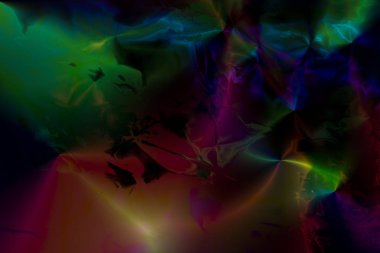 Renkli degrade araçları ve yansımaları yapılmış renkli arka plan