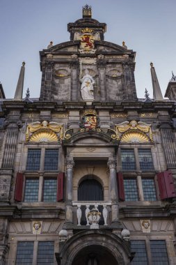 Delft belediye binasına Pazar Meydanı, Hollanda