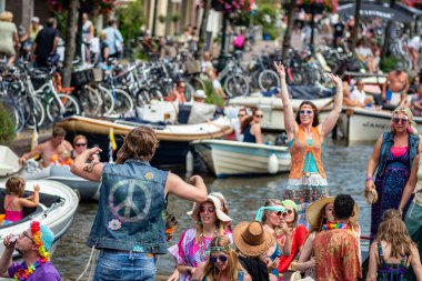 07 Temmuz 12, 2018, Leiden, Hollanda, Leiden's Woodstock festiv