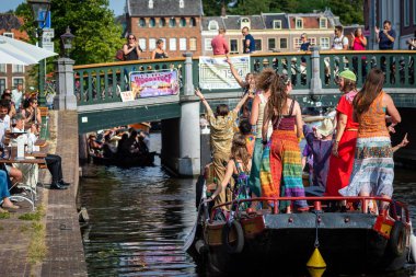 07 Temmuz 12, 2018, Leiden, Hollanda, Leiden's Woodstock festiv
