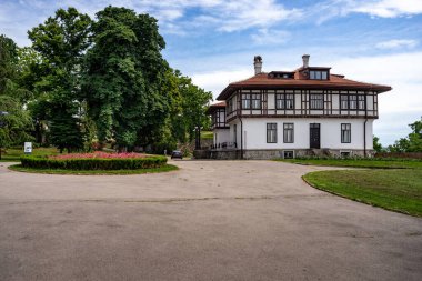 Belgrad, Belgrad, 6 Haziran 2020: Kültür Eserleri Koruma Enstitüsü Kalemegdan Parkı
