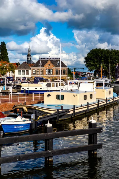 September 2019 Leiden Nederländerna Mörka Moln Över Staden — Stockfoto