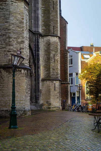 Hooglandse Kerk Hollanda Leiden Kalbinde Geç Dönem Gotik Bazilikası — Stok fotoğraf