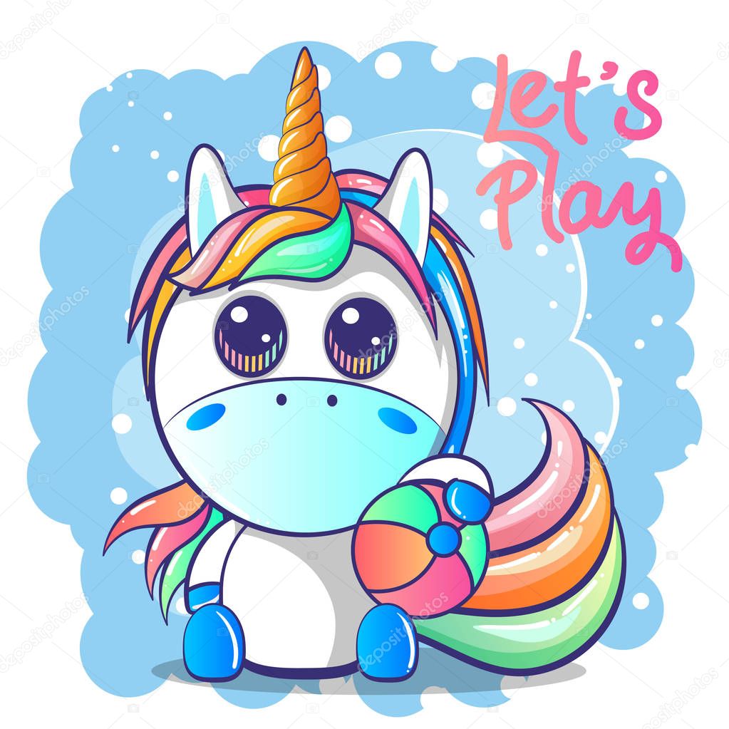 cute baby unicorn