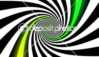 Soyut girdap psychedelic yanılsama tünel lbackground. Ultra Hd, 4k 3840 x 2160, döngü