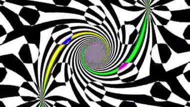 Soyut psychedelic yanılsama Escher'ın arka plan esin kaynağı oldu. Ultra Hd, 4k