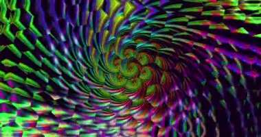 kaleydoskop göz renkli sinek. 4 k 4096 x 2169, 60p.