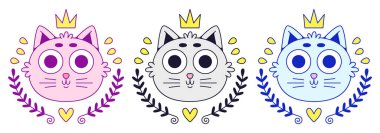 Şirin kedi kafası..