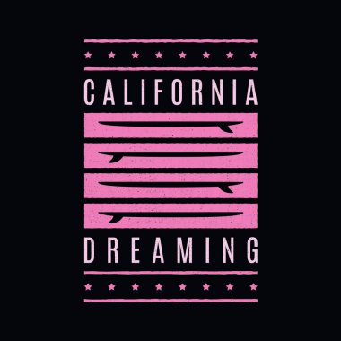 Kaliforniya rüya baskısı.