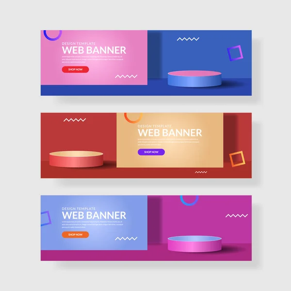 Site Banner — Vetor de Stock