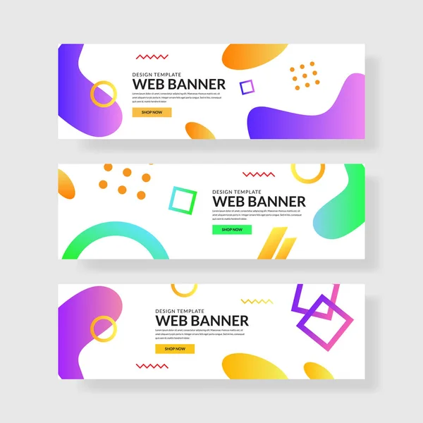 Stronie Internetowej Baner — Wektor stockowy