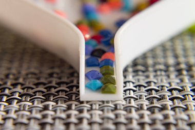 arka plan elmas mozaik çok renkli kare unsurları olduğunu.