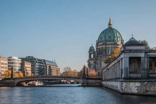 Berliner Dom Mit Friedrichs Brücke Über Die Spree Historische Arkade — Stockfoto