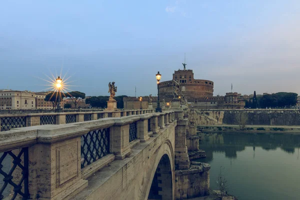 Cielo Nublado Sobre Castillo Sant Angelo Centro Del Casco Antiguo — Foto de Stock