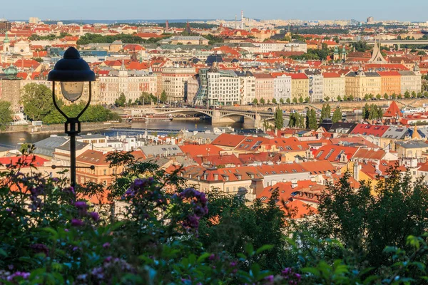 Vista Petrin Hill Sopra Tetti Gli Edifici Storici Del Quartiere — Foto Stock