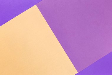 Geometrik arka plan. İki renk, sarı ve leylak