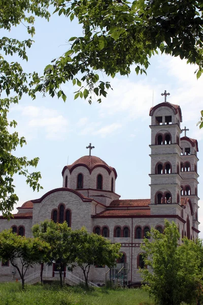 Prawosławny Kościół Agia Anna Katerini Grecja — Zdjęcie stockowe