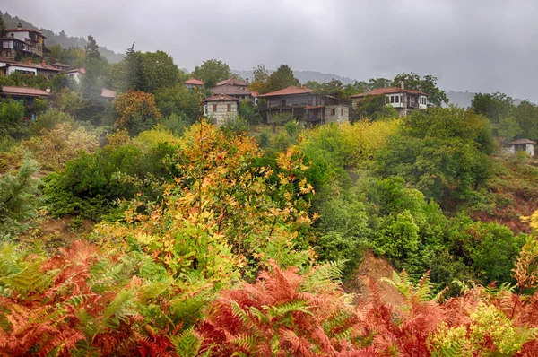 Eski Şehrin Palaios Panteleiomonas Turistik Yunanistan Doğu Makedonya Leptokaria Seyahat — Stok fotoğraf