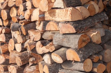 Ahşap doku/arka plan olarak yığın