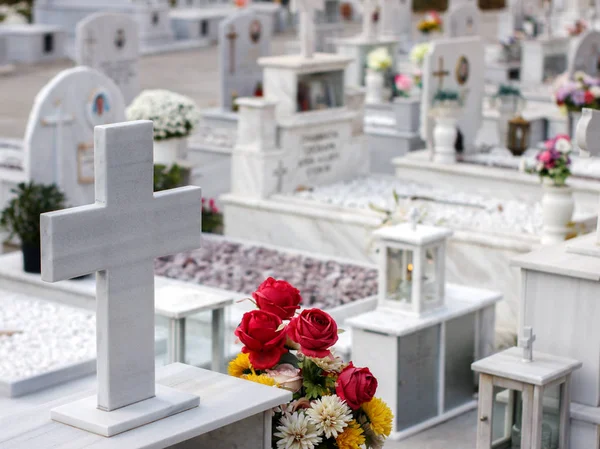 Cimitero Ortodosso Grecia Immagini Stock Royalty Free