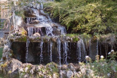 Saint Naum, Ohrid Makedonya manastır üzerinde küçük şelale