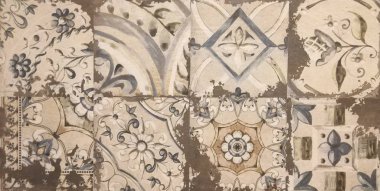 Arkaplan olarak seramik zemin ve duvar fayansları