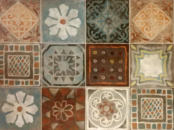 Pavimenti e rivestimenti in ceramica come sfondo Fotografia Stock