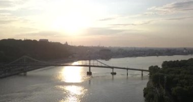 Kiev, Ukrayna'nın havadan görünümü