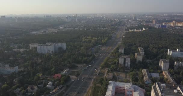 Maisons de quartier résidentielles vue aérienne de quartier 4k 4096 x 2160 pixels 