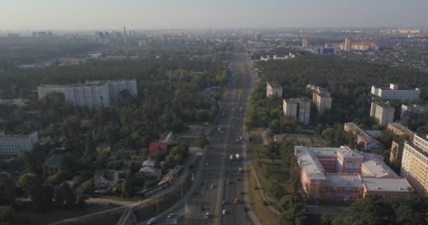 Maisons de quartier résidentielles vue aérienne de quartier 4k 4096 x 2160 pixels 